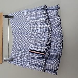 Lucky in Love Blue and White Checkered Skort